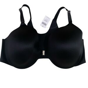 New Soma Vanishing Back‎ Full Coverage Front Close Black underwire bra Size 38DD